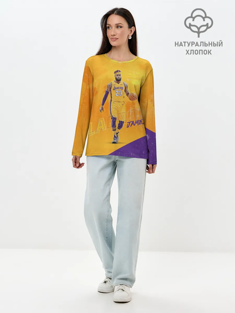 Лонгслив женский. Хлопок / Lebron