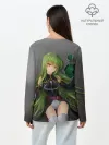 Лонгслив женский. Хлопок / Code Geass art gray