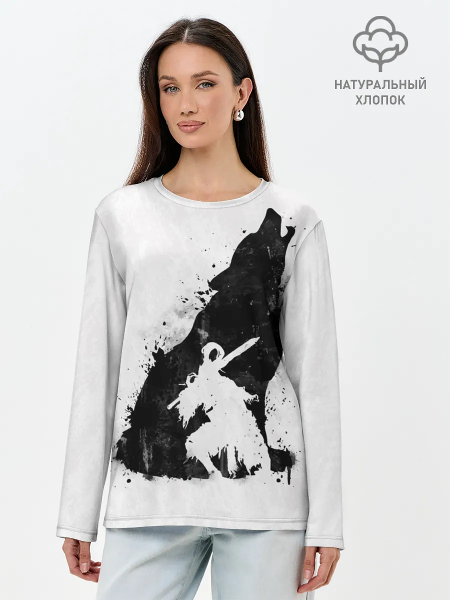 Лонгслив женский. Хлопок / DARK SOULS