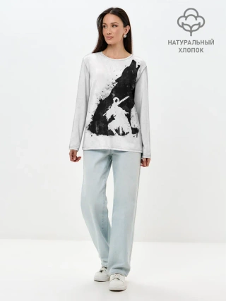 Лонгслив женский. Хлопок / DARK SOULS