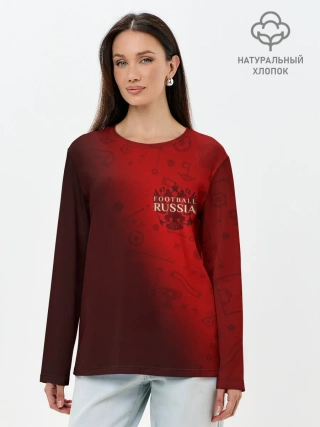 Лонгслив женский. Хлопок / Football Russia