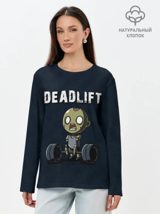 Лонгслив женский. Хлопок / Deadlift