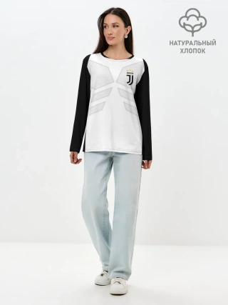 Лонгслив женский. Хлопок / JUVENTUS SPORT