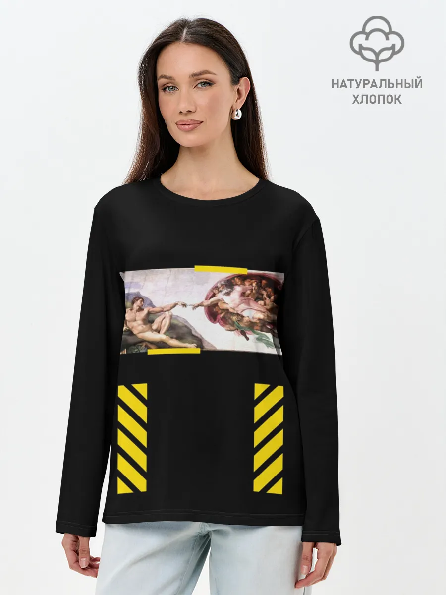 Лонгслив женский. Хлопок / Сотворение Бренда