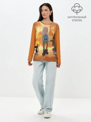 Лонгслив женский. Хлопок / Разочарование