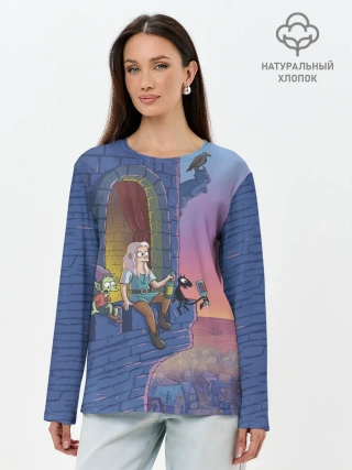 Лонгслив женский. Хлопок / Разочарование