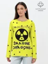 Лонгслив женский. Хлопок / Imagine Dragons radioactive
