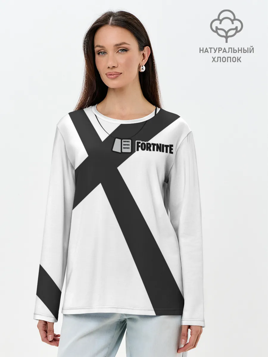 Лонгслив женский. Хлопок / Fortnite: Гренадёр