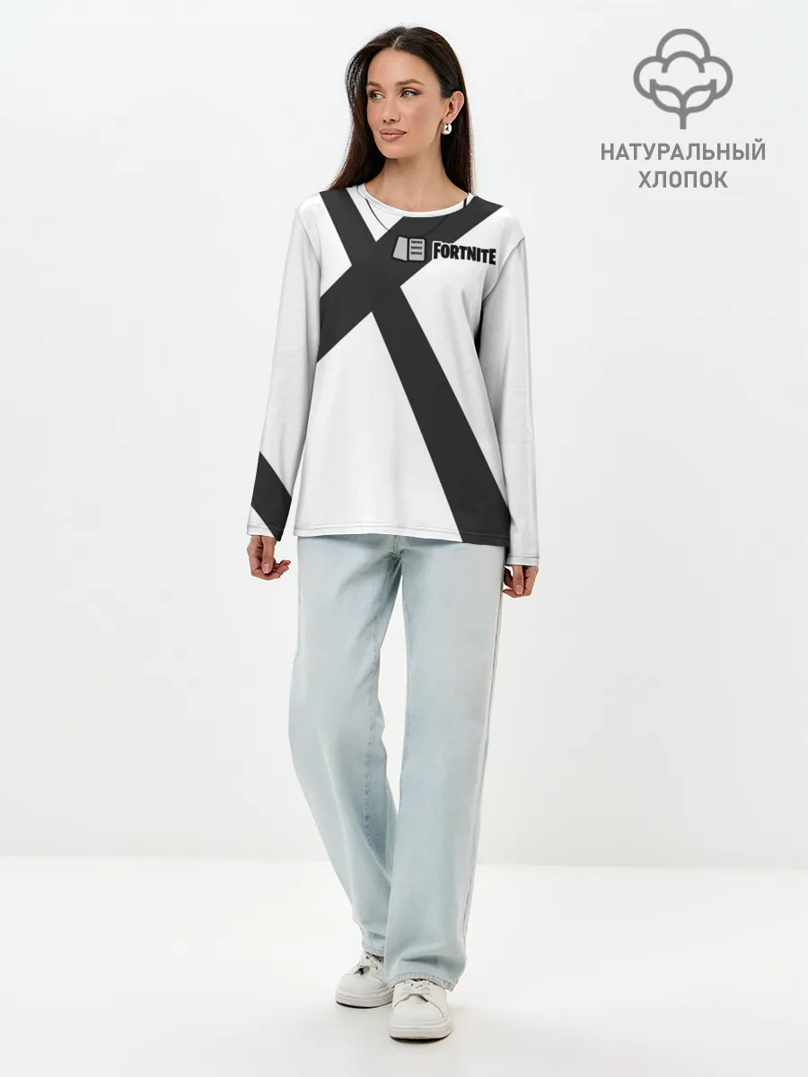 Лонгслив женский. Хлопок / Fortnite: Гренадёр