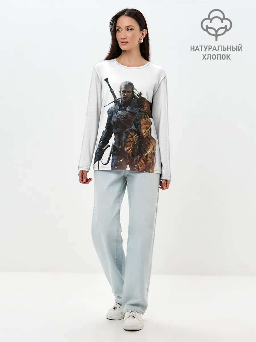 Лонгслив женский. Хлопок / The Witcher