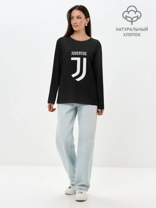 Лонгслив женский. Хлопок / Juventus
