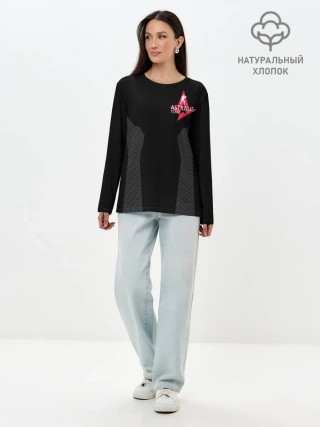 Лонгслив женский. Хлопок / ASTRALIS - THE FORM