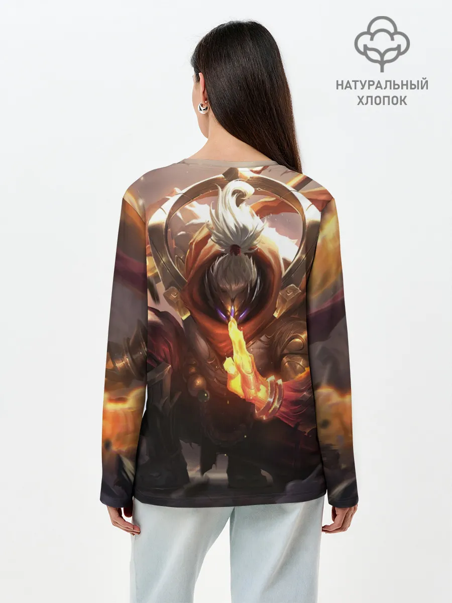Лонгслив женский. Хлопок / ЛИГА ЛЕГЕНД