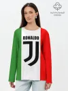 Лонгслив женский. Хлопок / Ronaldo Juventus Italy
