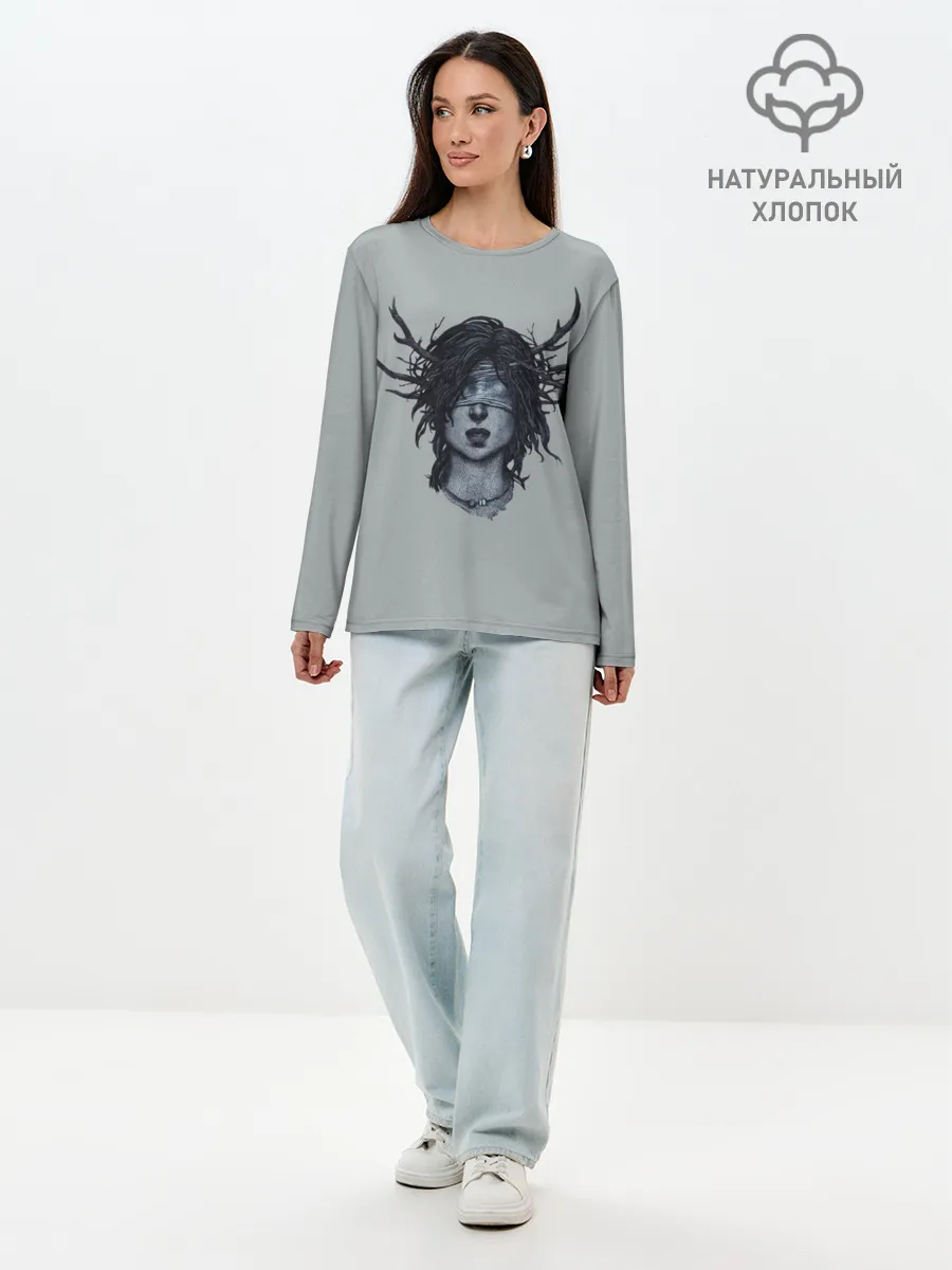 Лонгслив женский. Хлопок / True Detective