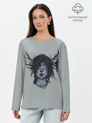 Лонгслив женский. Хлопок / True Detective