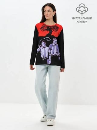 Лонгслив женский. Хлопок / True Detective