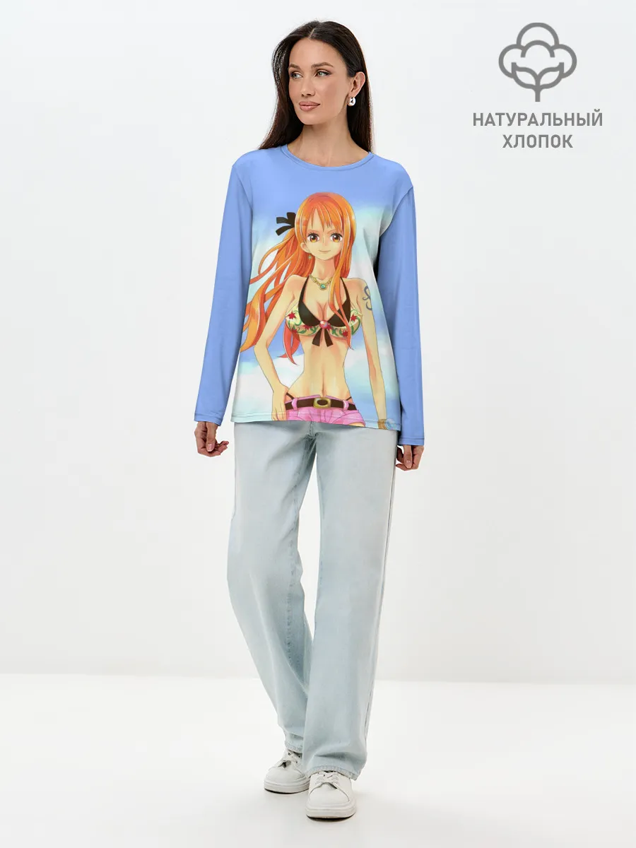 Лонгслив женский. Хлопок / Рыжая Нами