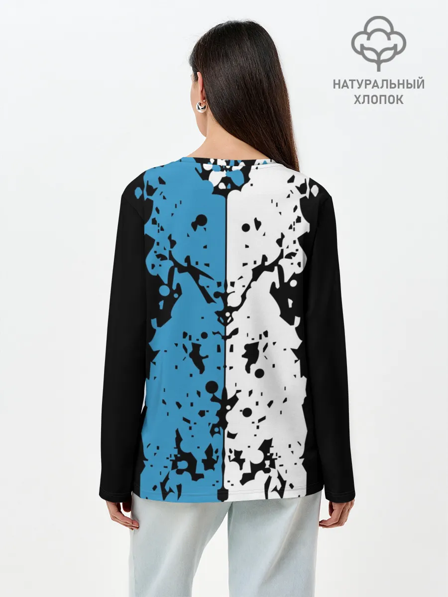 Лонгслив женский. Хлопок / BMW sign