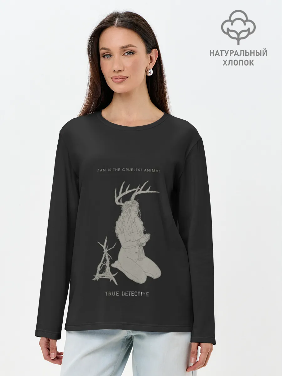 Лонгслив женский. Хлопок / TRUE DETECTIVE