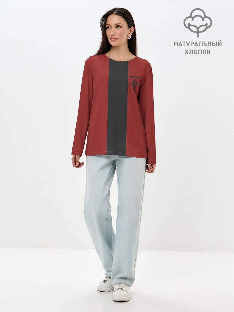 Лонгслив женский. Хлопок / FMA ANIME