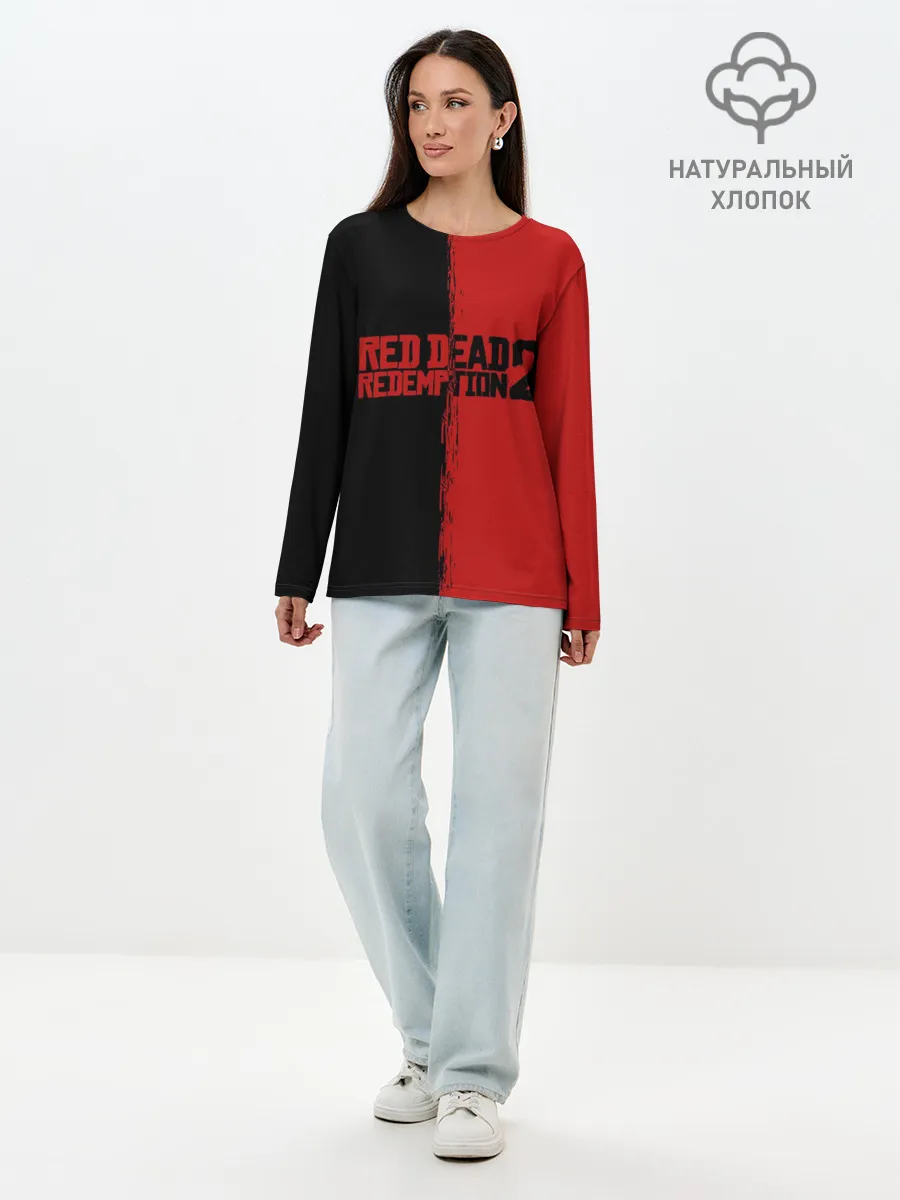 Лонгслив женский. Хлопок / RED DEAD REDEMPTION 2 | RDR2