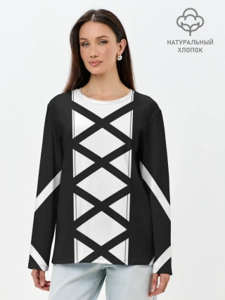 Лонгслив женский. Хлопок / BLEACH ICHIGO