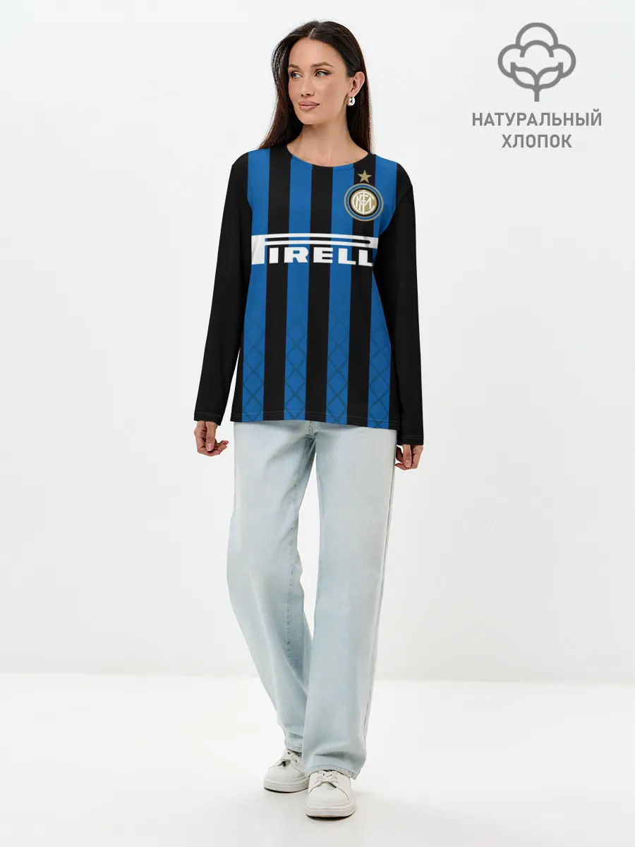 Лонгслив женский. Хлопок / Икарди Интер 18-19
