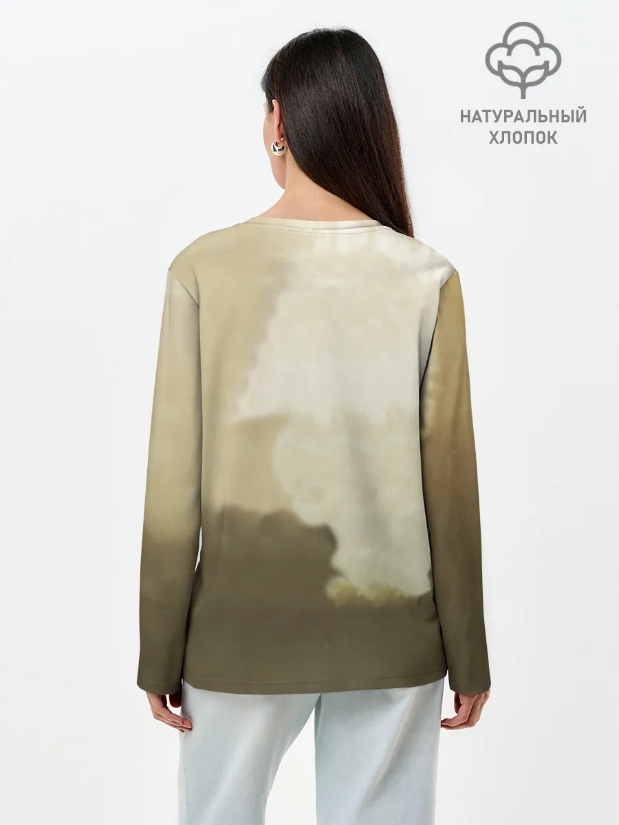 Лонгслив женский. Хлопок / Хищник