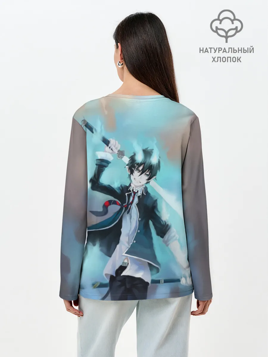 Лонгслив женский. Хлопок / Rin Okumura