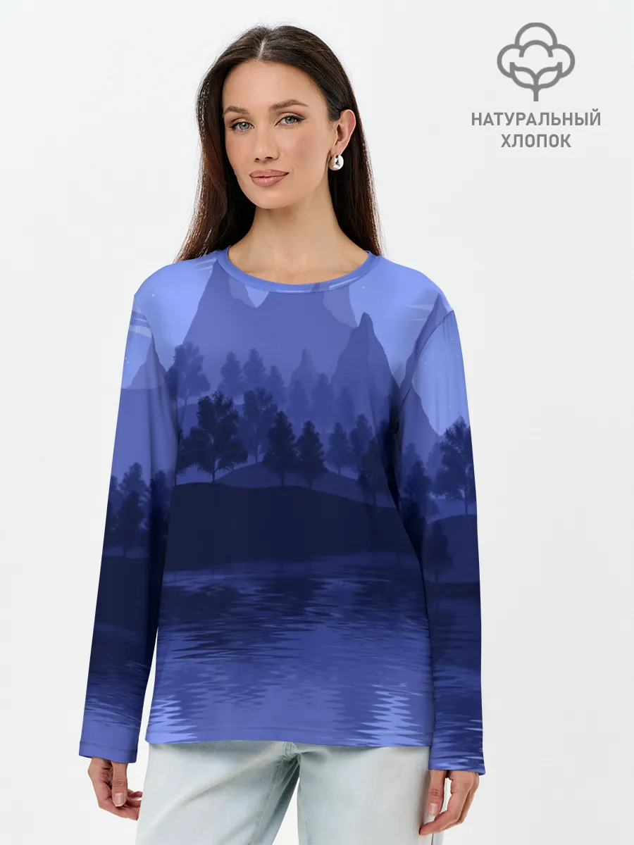 Лонгслив женский. Хлопок / Firewatch