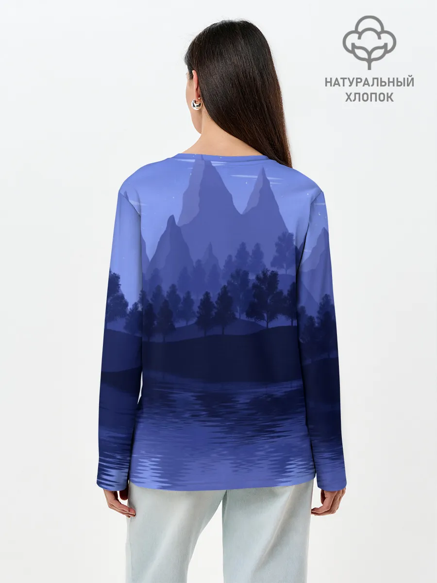 Лонгслив женский. Хлопок / Firewatch