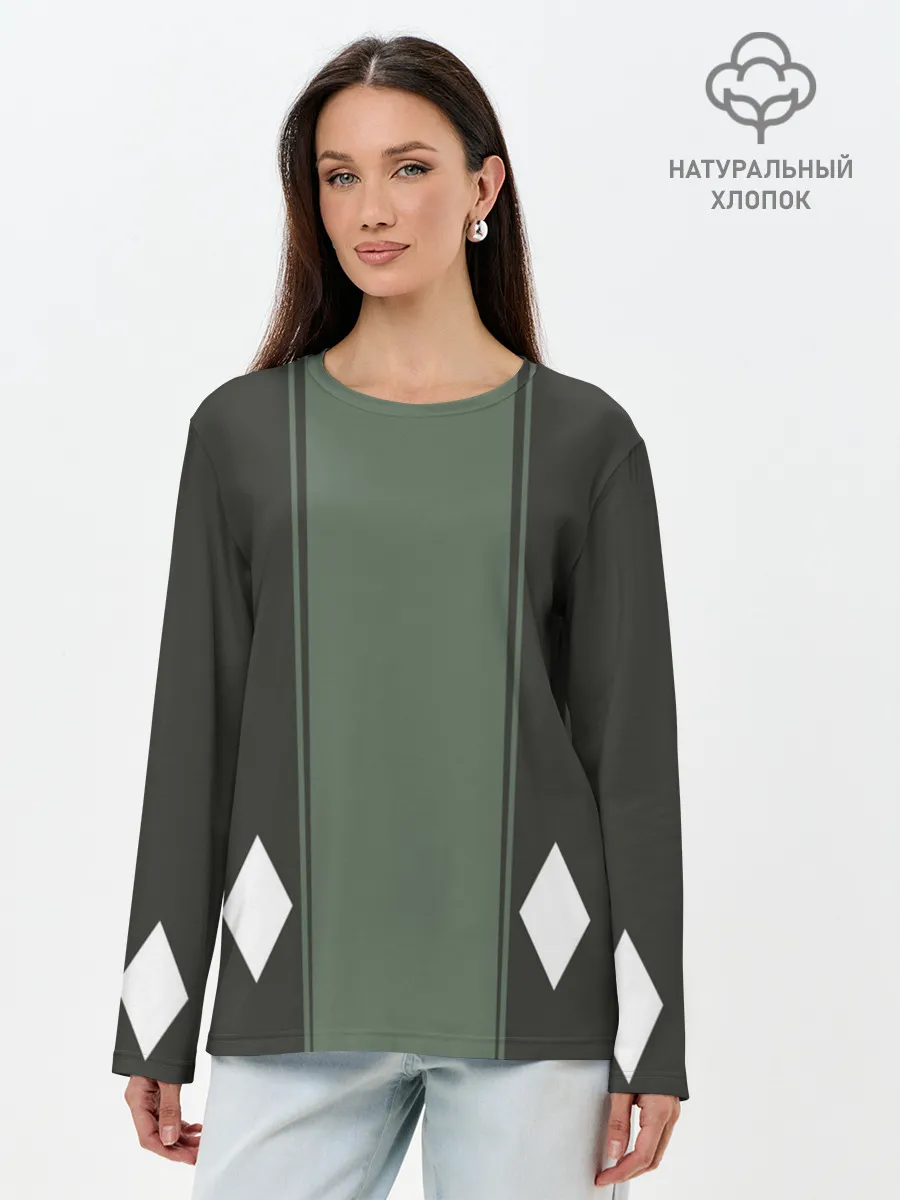 Лонгслив женский. Хлопок / BLEACH KISUKE URAHARA