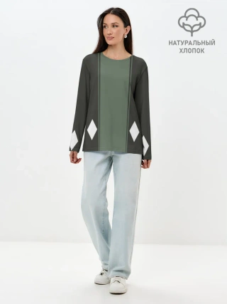 Лонгслив женский. Хлопок / BLEACH KISUKE URAHARA