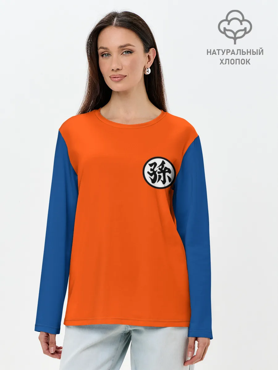 Лонгслив женский. Хлопок / GOKU KANJI