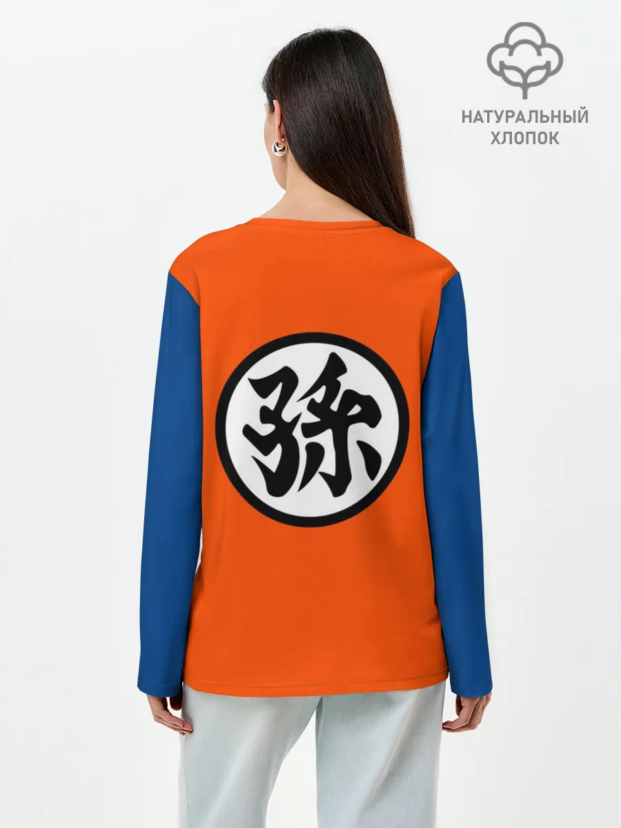 Лонгслив женский. Хлопок / GOKU KANJI