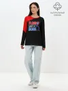 Лонгслив женский. Хлопок / Floss like a boss