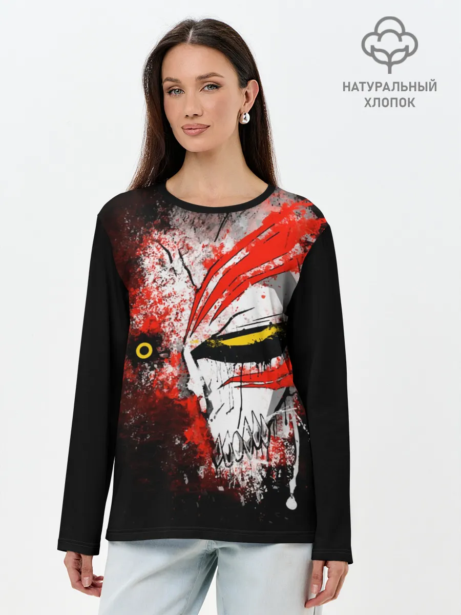 Лонгслив женский. Хлопок / BLEACH face
