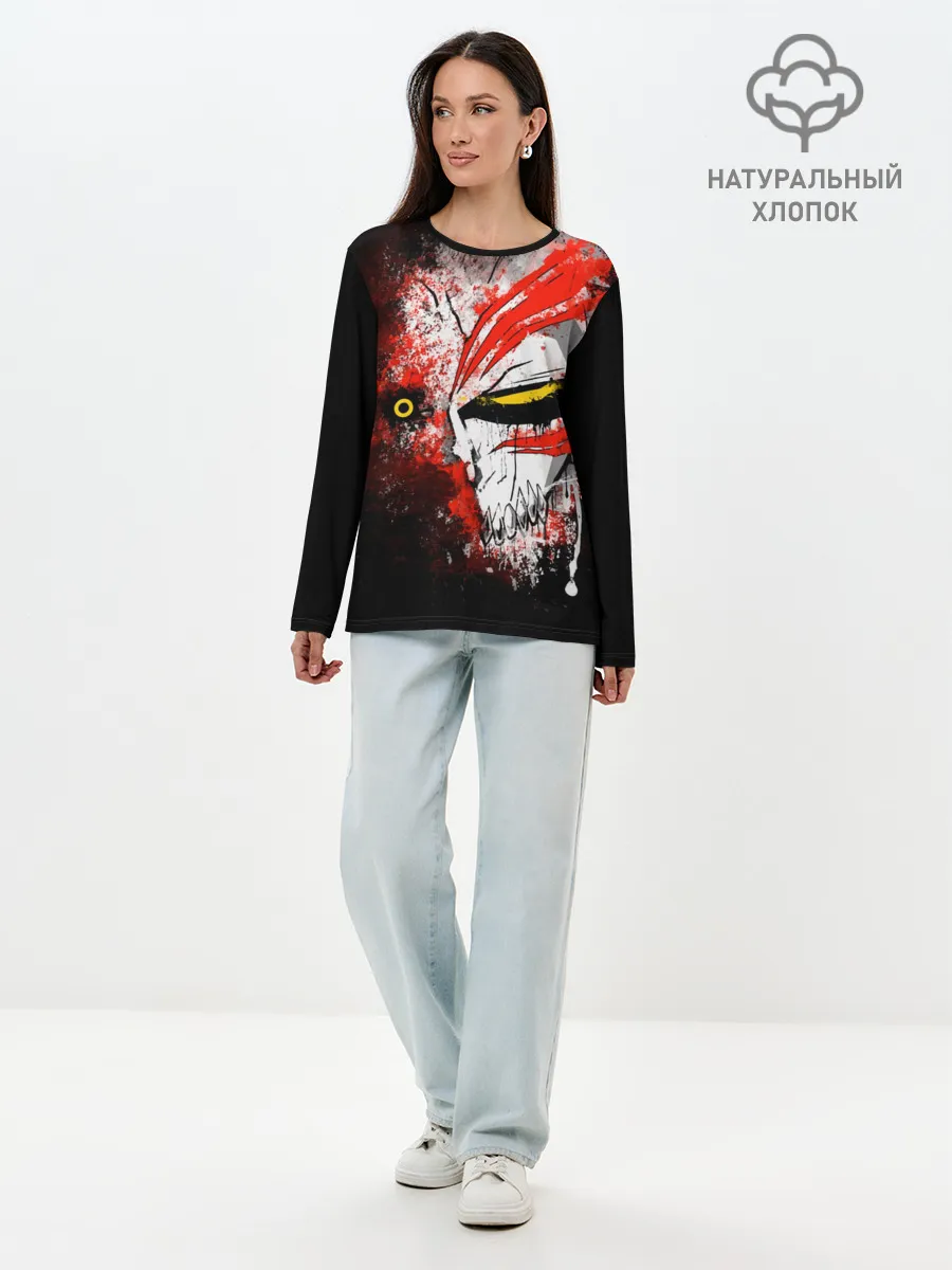 Лонгслив женский. Хлопок / BLEACH face
