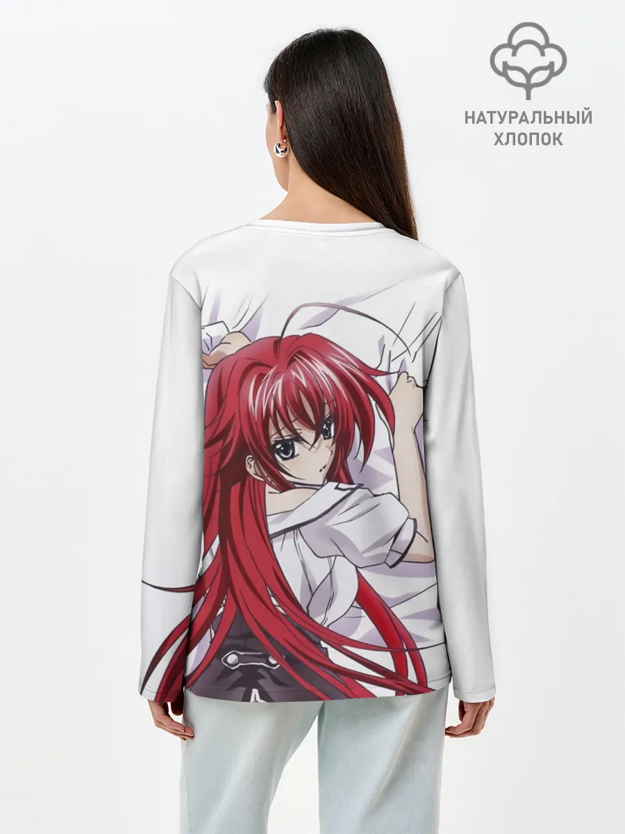 Лонгслив женский. Хлопок / Риас Гремори | High School