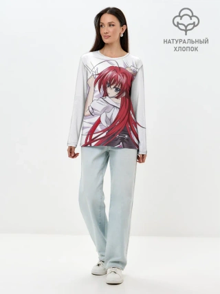 Лонгслив женский. Хлопок / Риас Гремори | High School