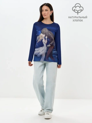 Лонгслив женский. Хлопок / Ray & Zac