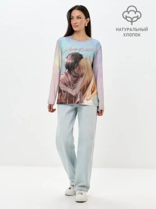 Лонгслив женский. Хлопок / ANGELS OF DEATH. Love story