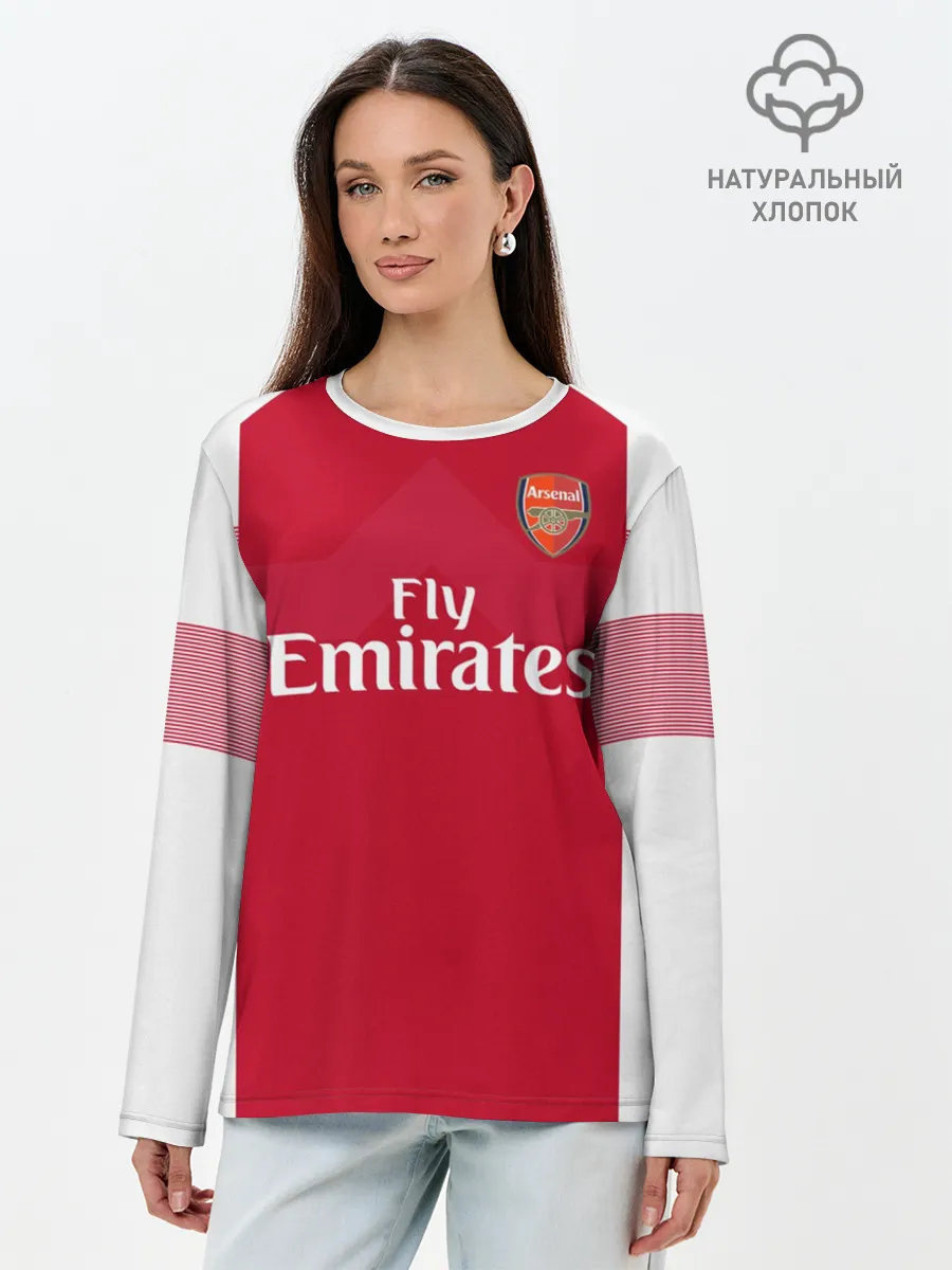Лонгслив женский. Хлопок / Ozil home 18-19
