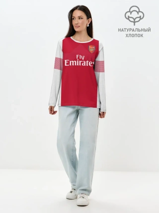 Лонгслив женский. Хлопок / Ozil home 18-19