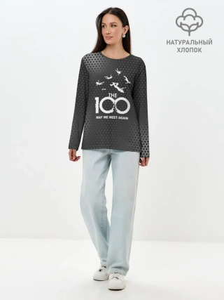 Лонгслив женский. Хлопок / The 100
