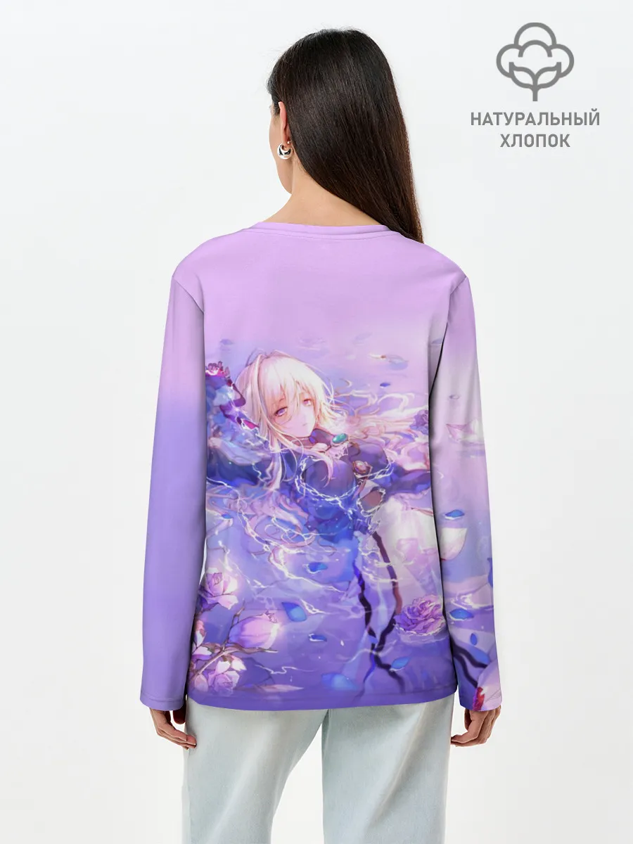 Лонгслив женский. Хлопок / Violet Evergarden