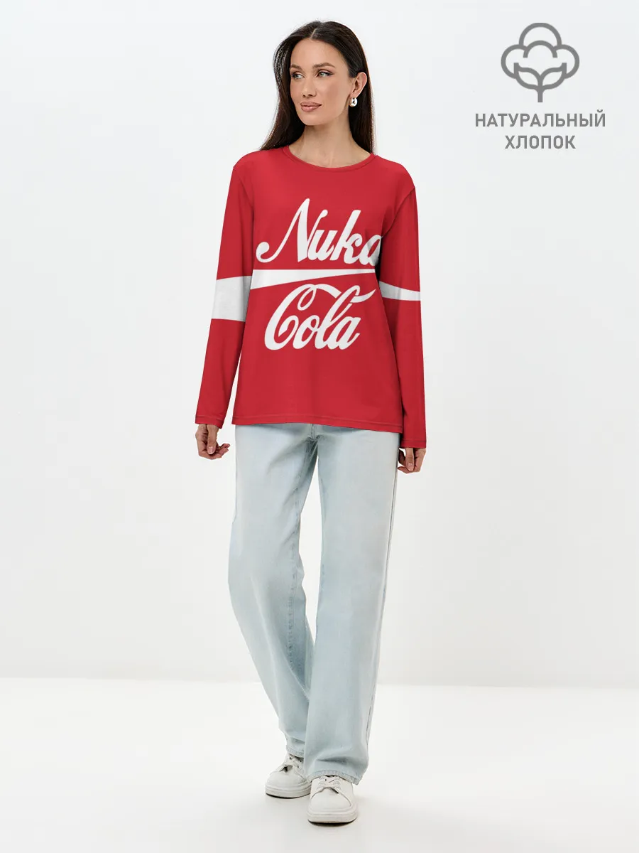 Лонгслив женский. Хлопок / NUKA COLA