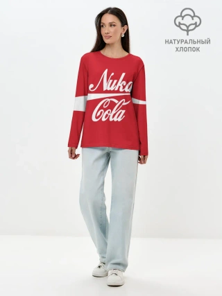 Лонгслив женский. Хлопок / NUKA COLA