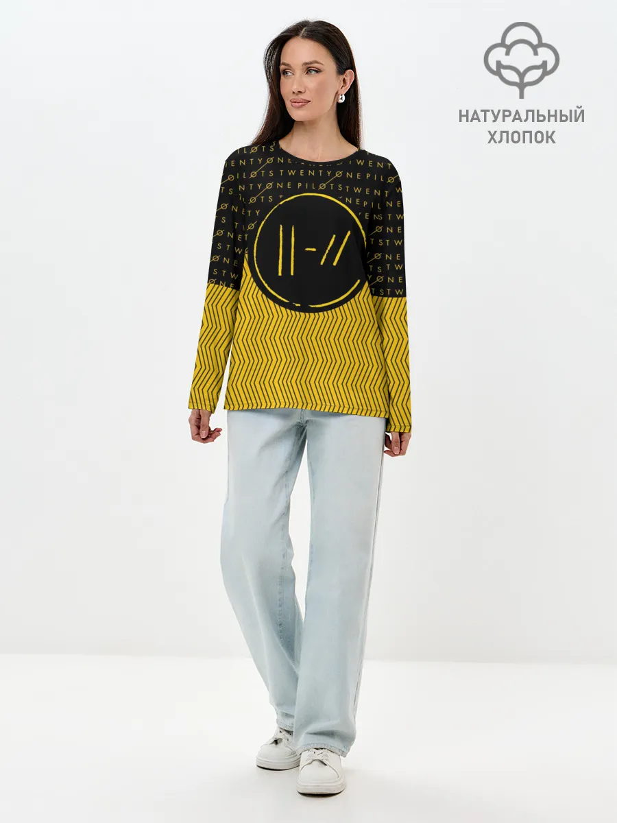 Лонгслив женский. Хлопок / TWENTY ONE PILOTS TOP